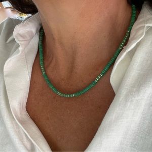 Natural gem stone necklace,turquoise necklace